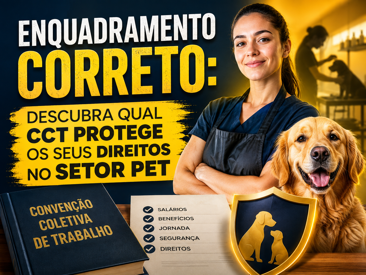 Enquadramento correto: descubra qual CCT protege os seus direitos no setor pet