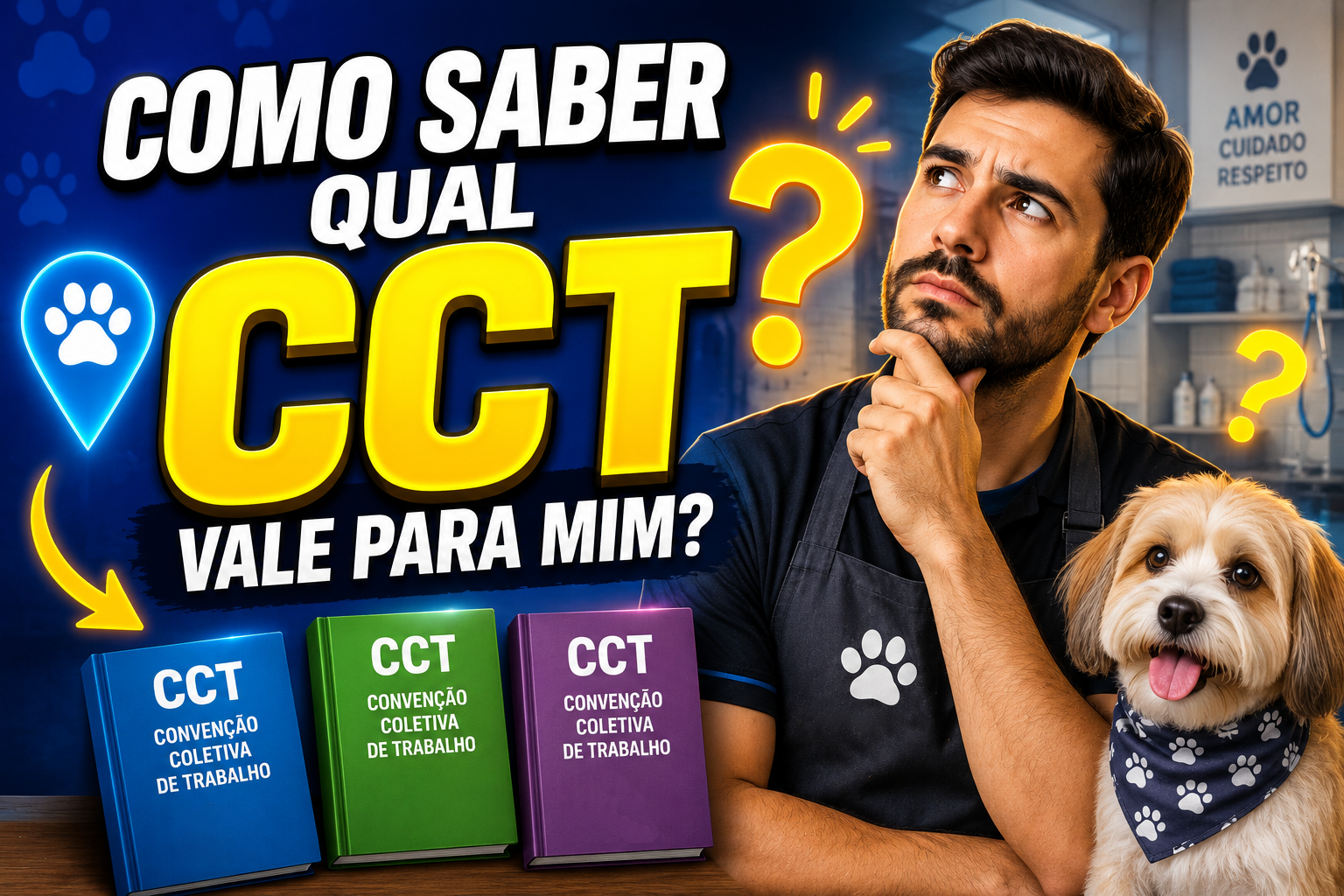 Orientação para saber qual CCT vale para trabalhadores do setor pet