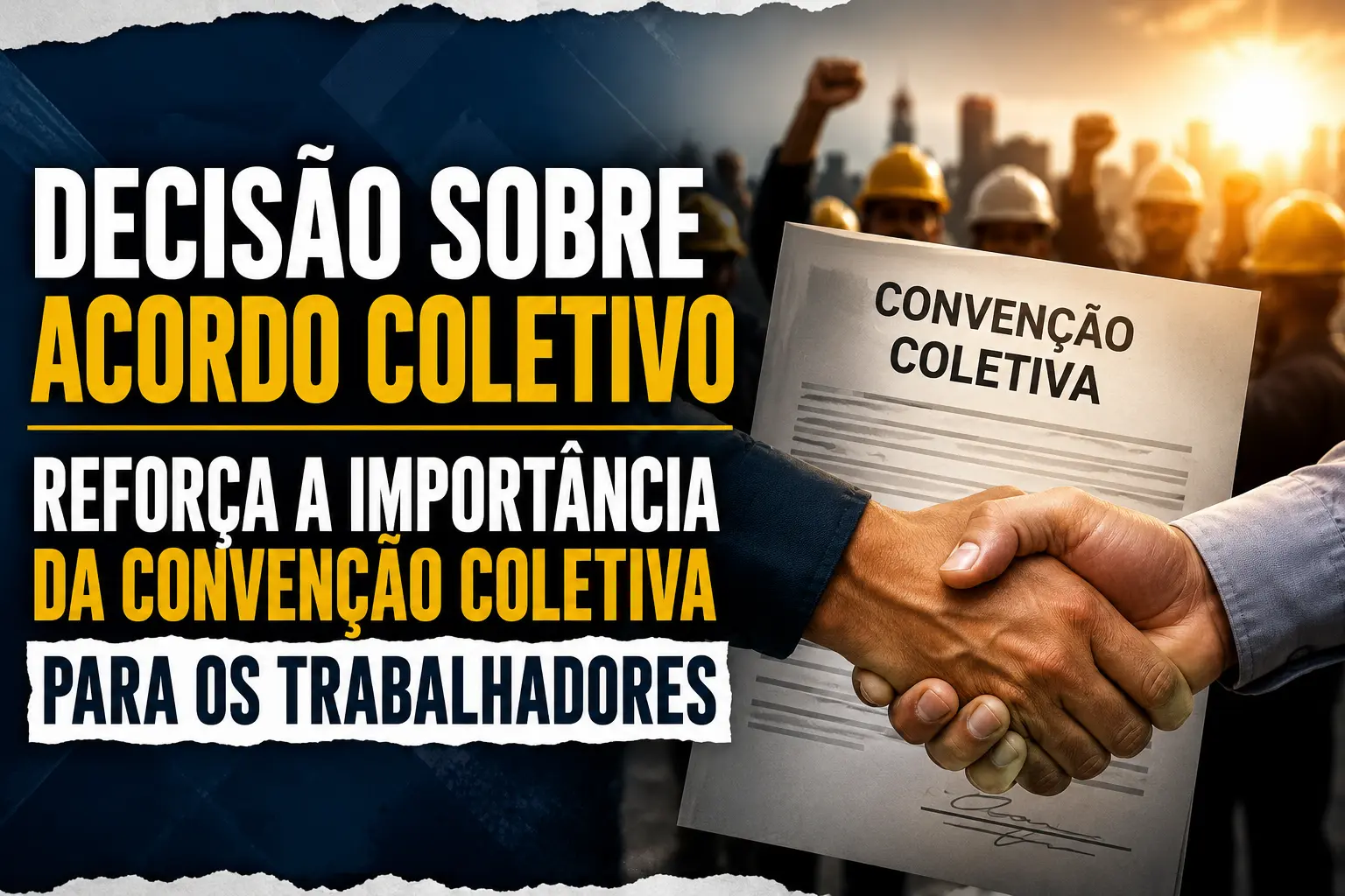 Decisão sobre acordo coletivo reforça a importância da Convenção Coletiva para os trabalhadores