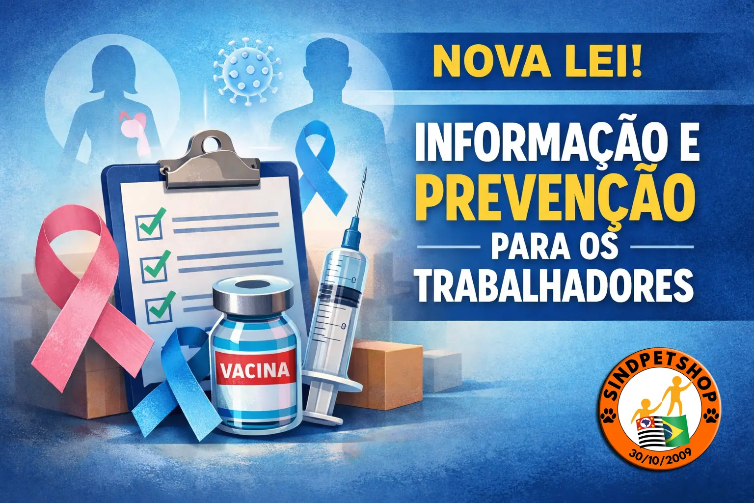 Nova lei obriga empresas a informar trabalhadores sobre vacinação e exames preventivos