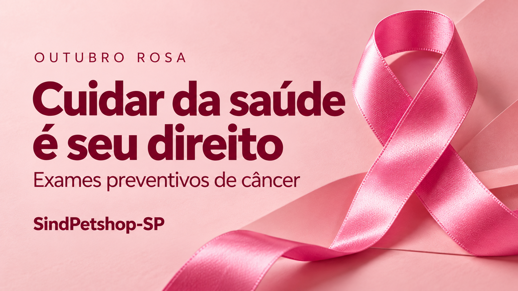 Outubro Rosa: exames preventivos de câncer podem ser feitos sem desconto no salário
