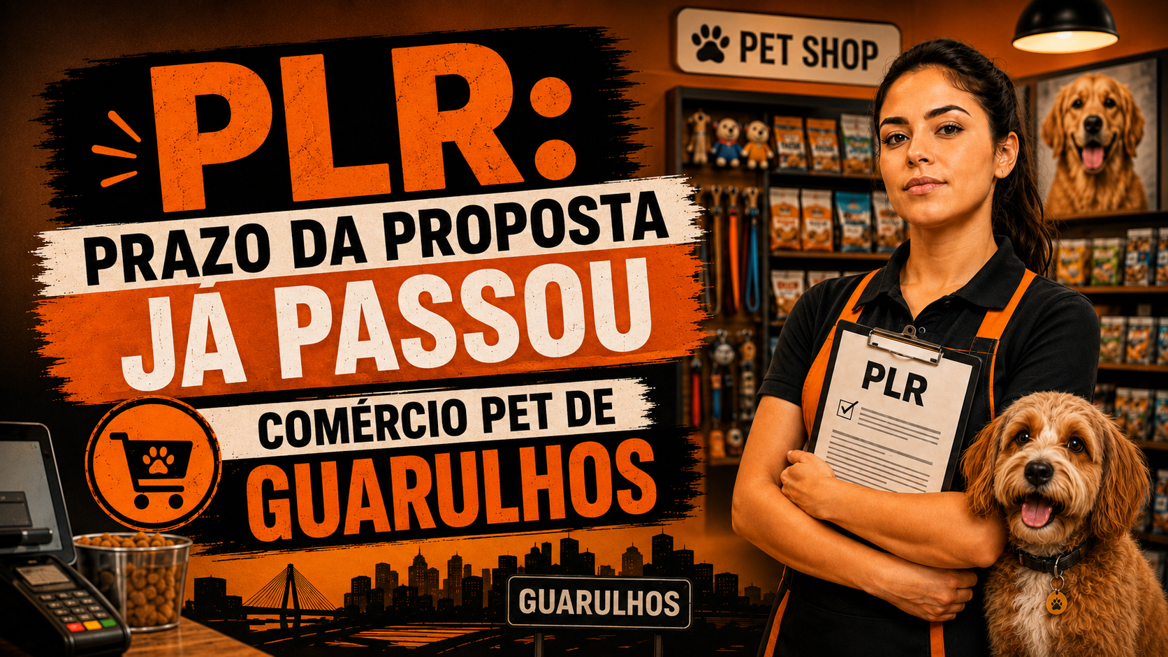 PLR no comércio pet de Guarulhos: prazo para apresentação da proposta já terminou
