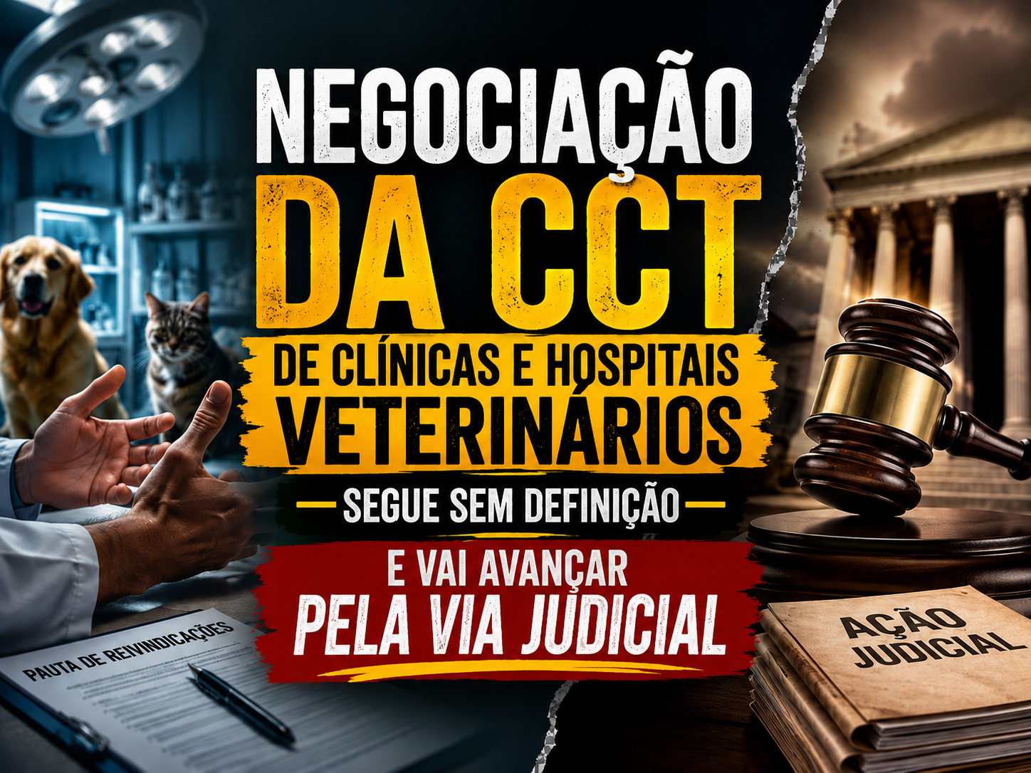 CCT de clínicas e hospitais veterinários segue sem definição